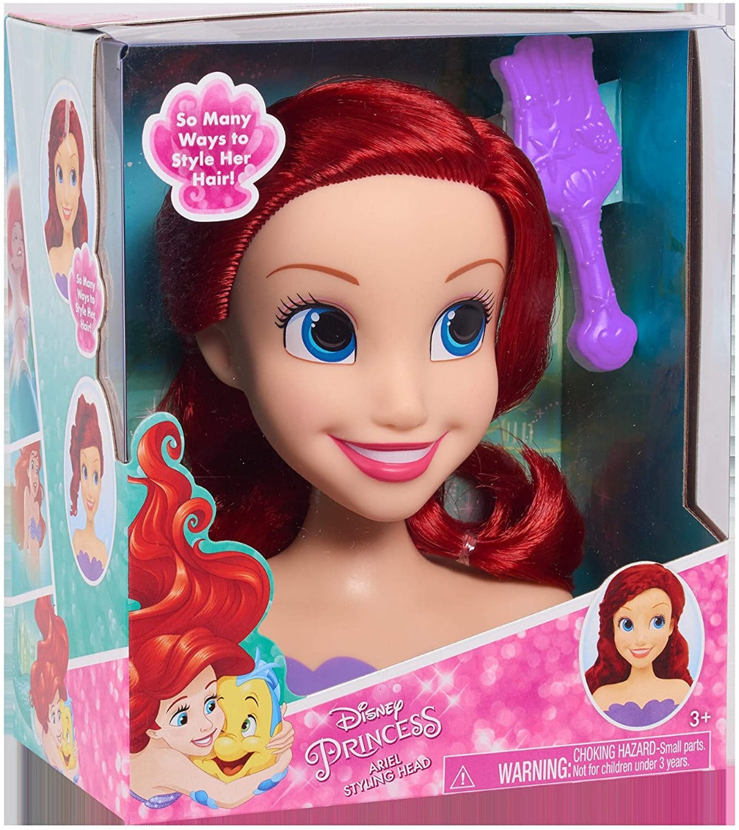 Buy Disney Princess Ariel Mini Styling Head | Yallatoys.com