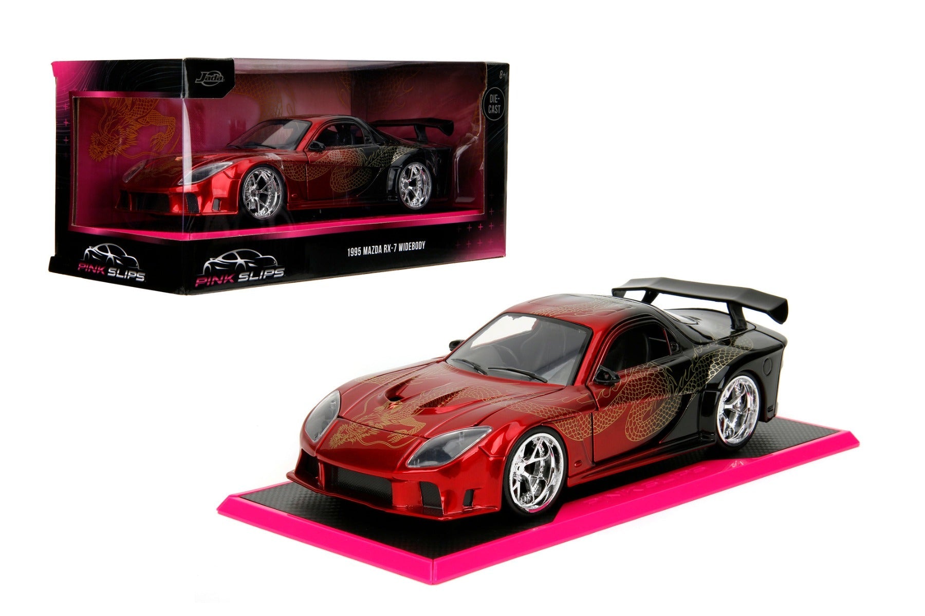 Buy Jada Pink Slips 1995 Mazda RX 7 Widebody 1:24 Scale | Yallatoys.com