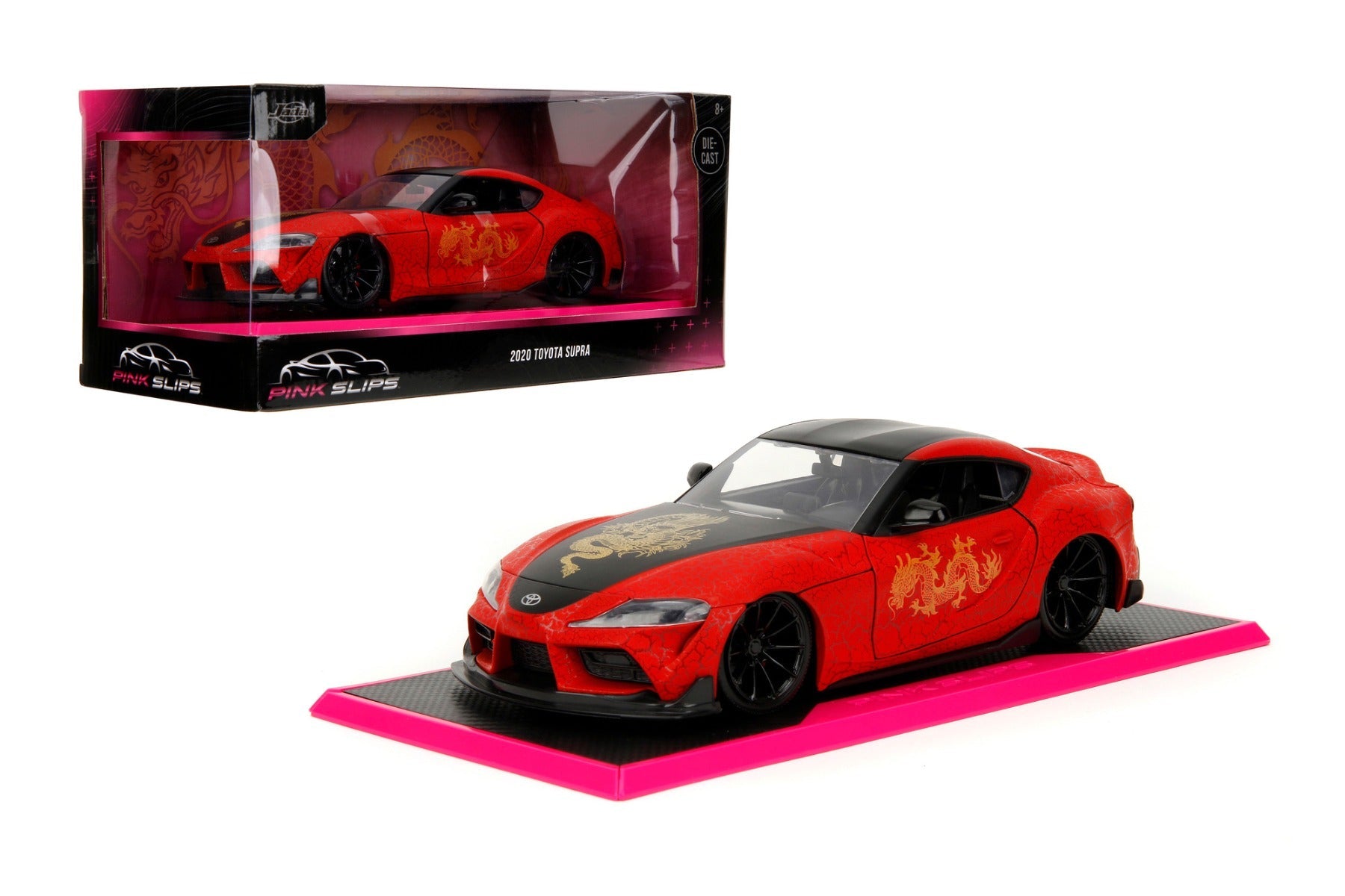 Buy Jada Toys 1:24 Scale Pink Slips 2020 Toyota Supra | Yallatoys.com