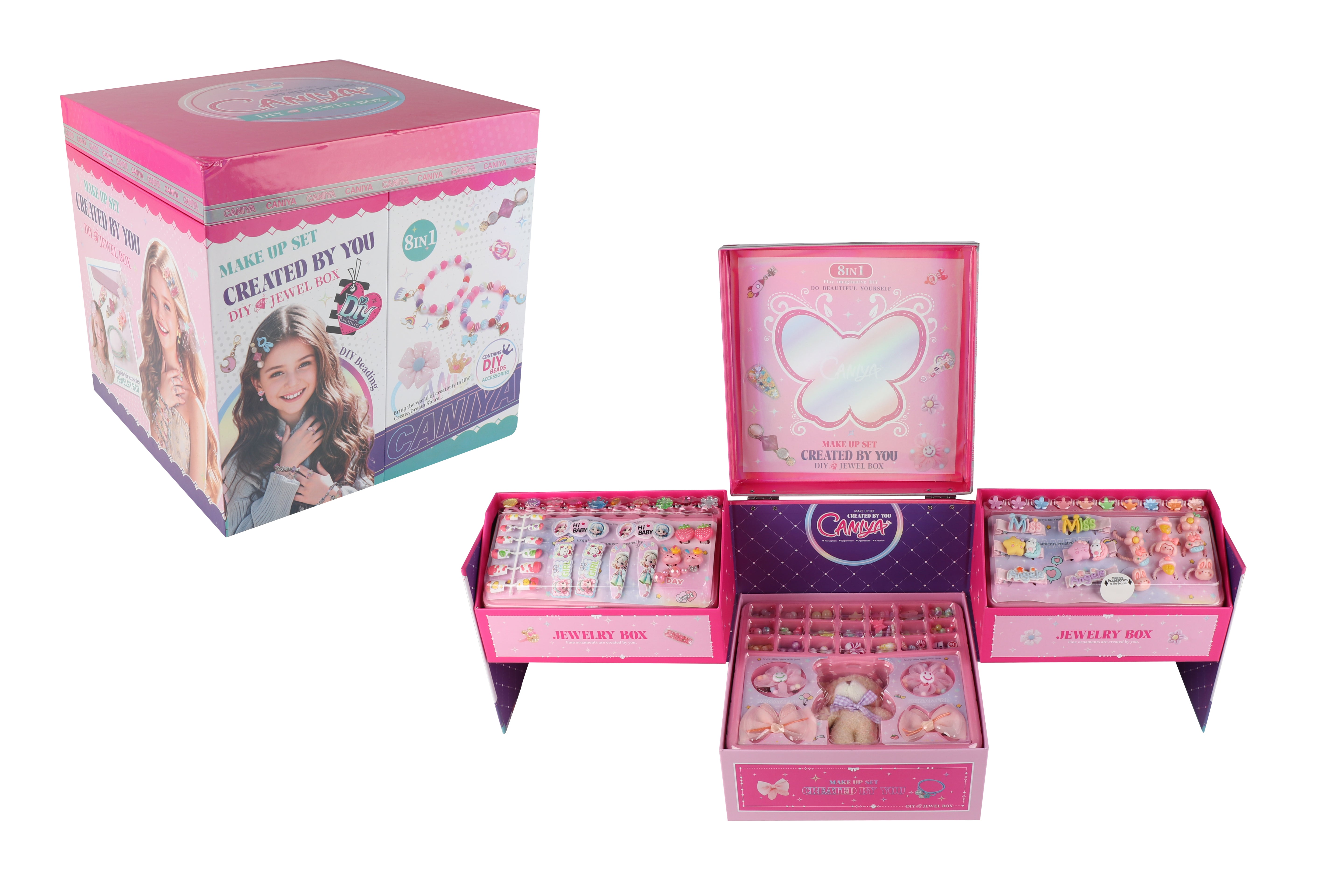 Caniya DIY Beads Jewelry Making Kit with Jewelry Storage Box