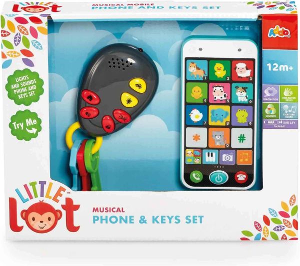 Addo Little Lot Musical Phone and Keys Battery Operated