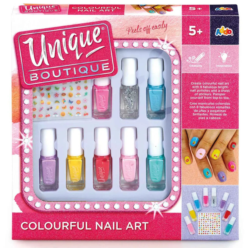 Addo Unique Boutique 8 Nail Polish and Sticker