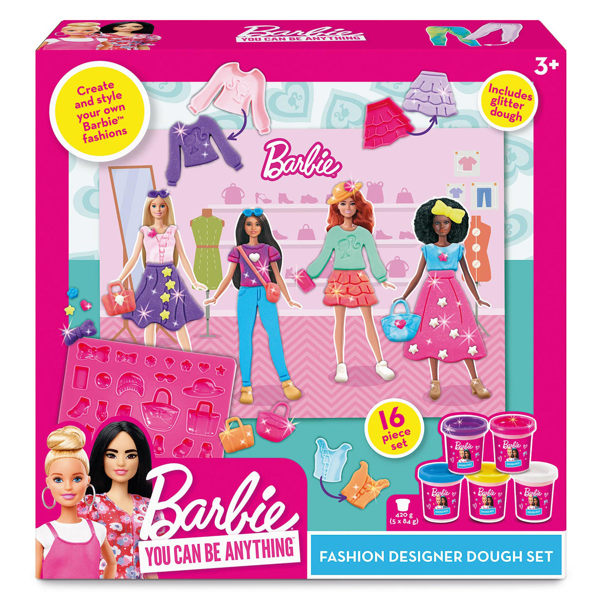 Addo Barbie Fashion Designer Dough Playset