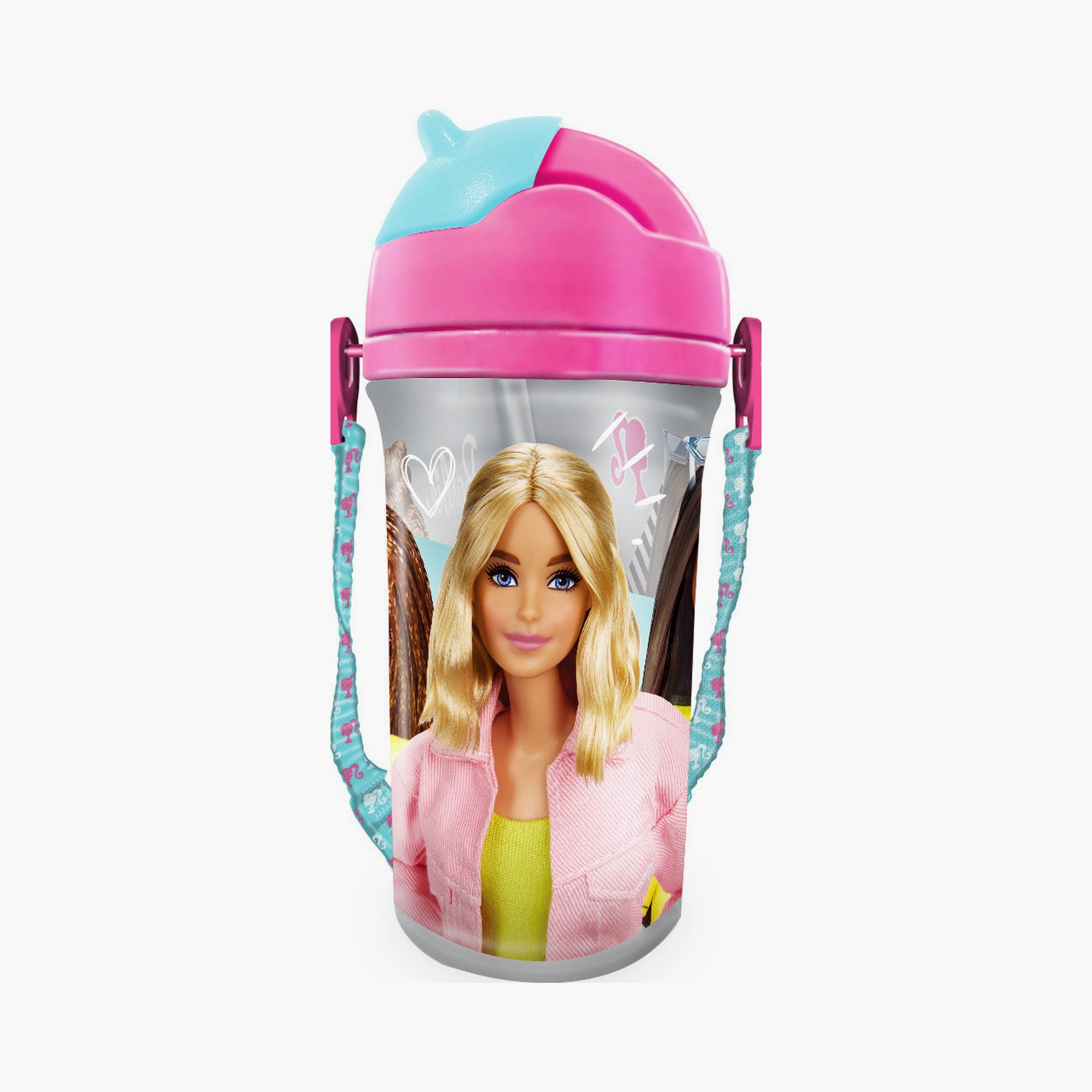 Barbie Water Bottle with Special Strap 400ml