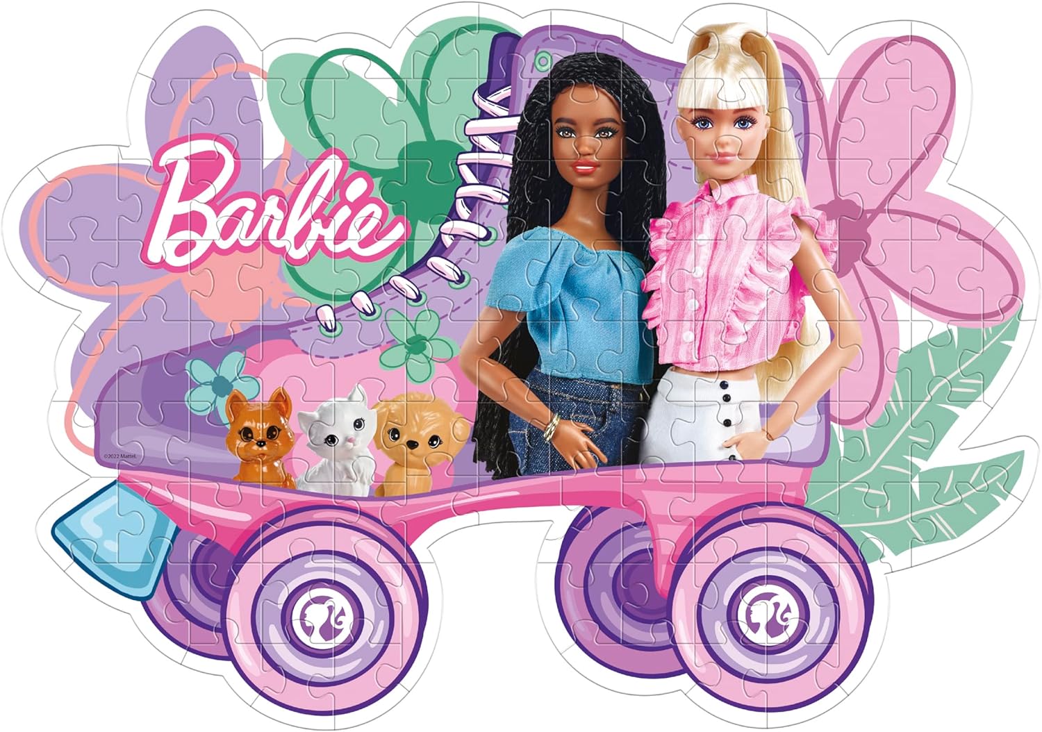 Barbie & Skate Summer Jigsaw Puzzle 104pcs