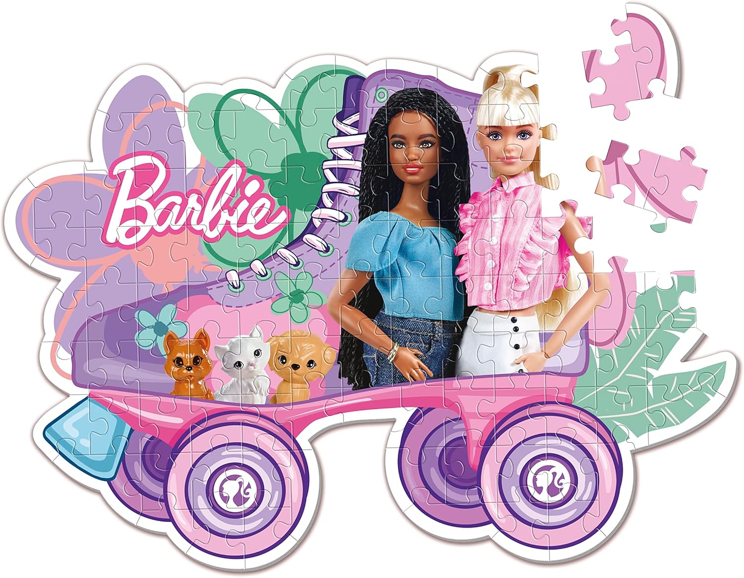 Barbie & Skate Summer Jigsaw Puzzle 104pcs