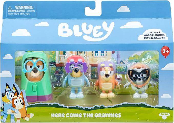 Bluey Figure 4 Pack-Grannies