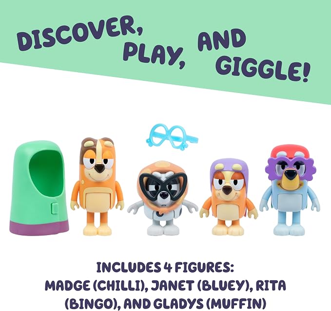 Bluey Figure 4 Pack-Grannies
