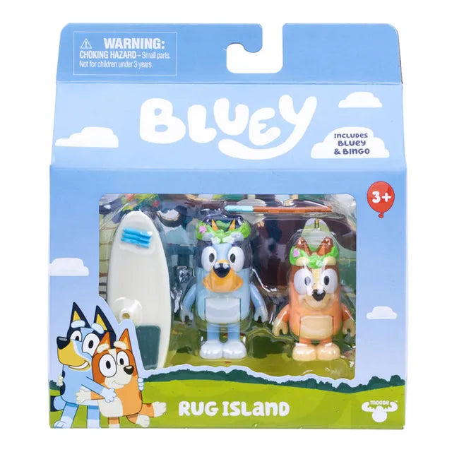 Bluey Rug Island Figure 2Pcs Set