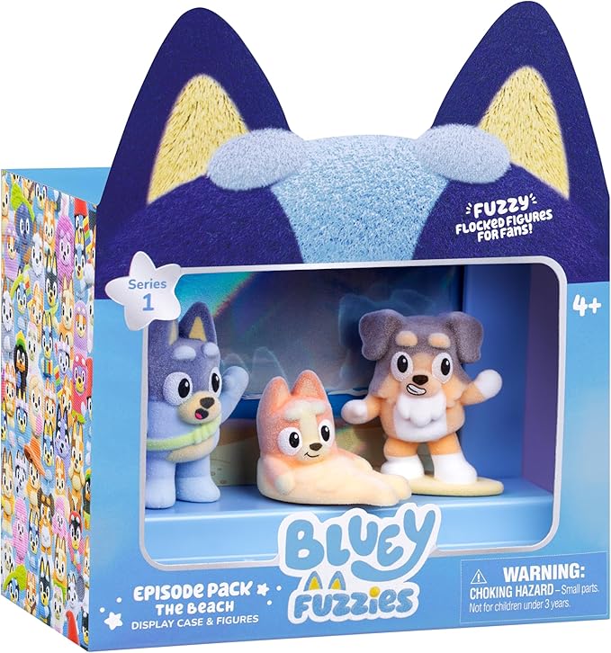 Bluey Fuzzies Episode Pack The Beach