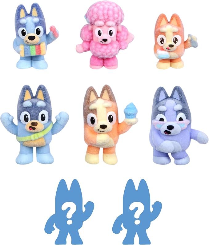 Bluey Fuzzies Deluxe 8 Figure Pack