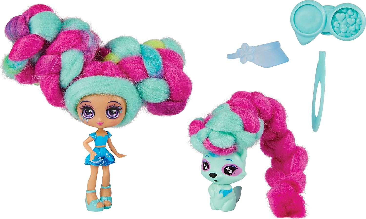 دمية كاندي لوكس ودمية حيوان أليف