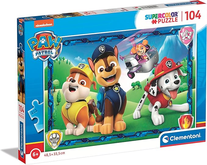 Clementoni Supercolor Puzzle Paw Patrol 104pcs