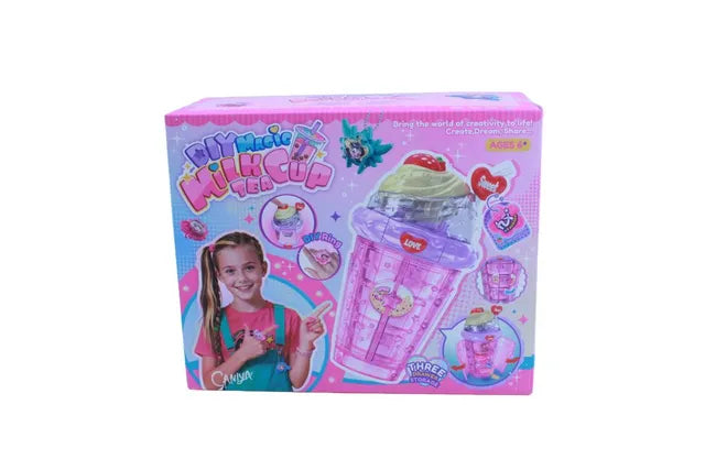 Caniya DIY Magic Milk Tea Cup Create Your Own Craft Kit