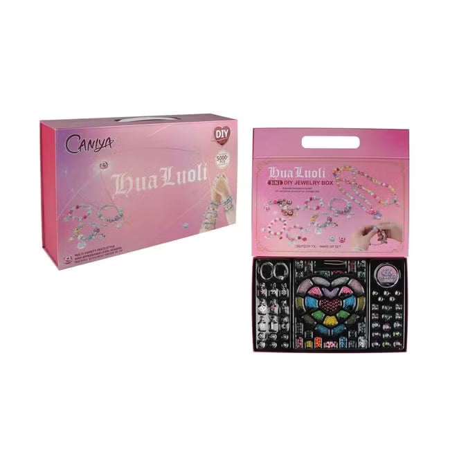 Caniya 3 In 1 Diy Beads Jewelry Making Kit 500+ Pieces