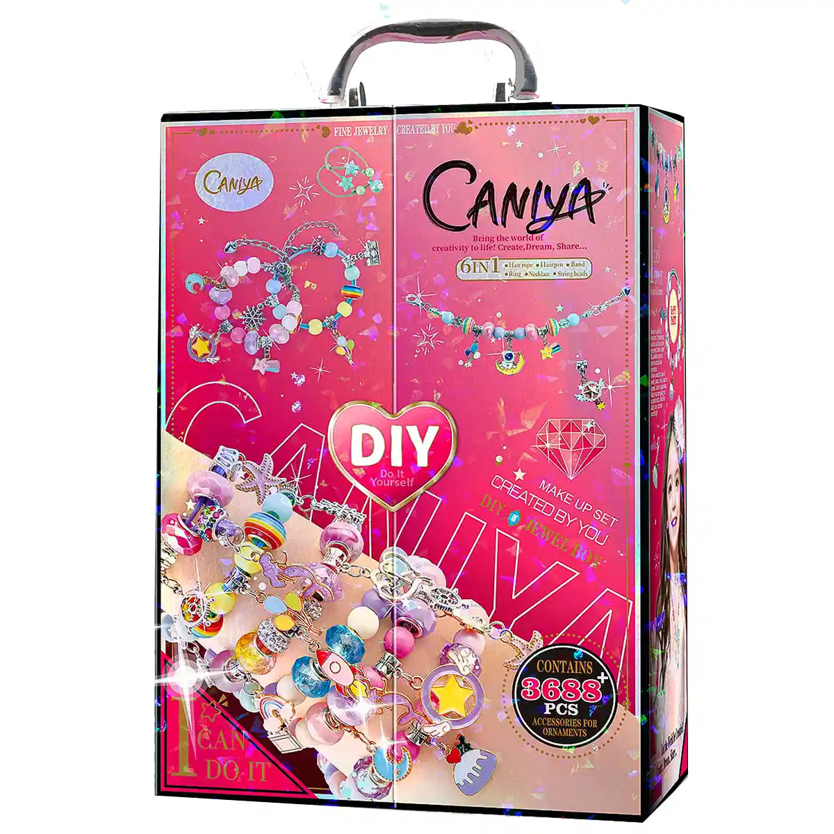 Buy Caniya 6 in 1 DIY Jewelry Making Kit with Rectangular Box