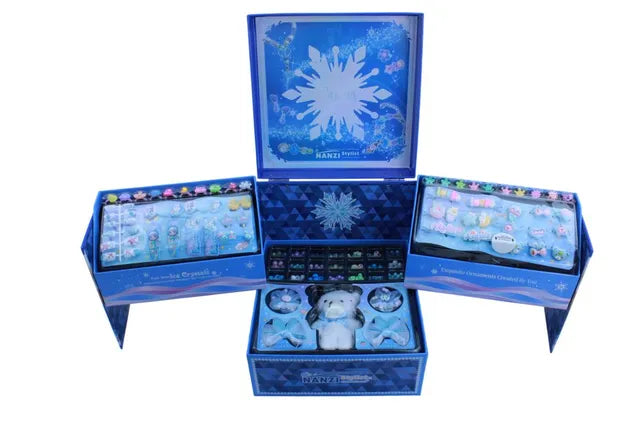 Caniya 8 In 1 DIY Beaded Jewellery Box Blue