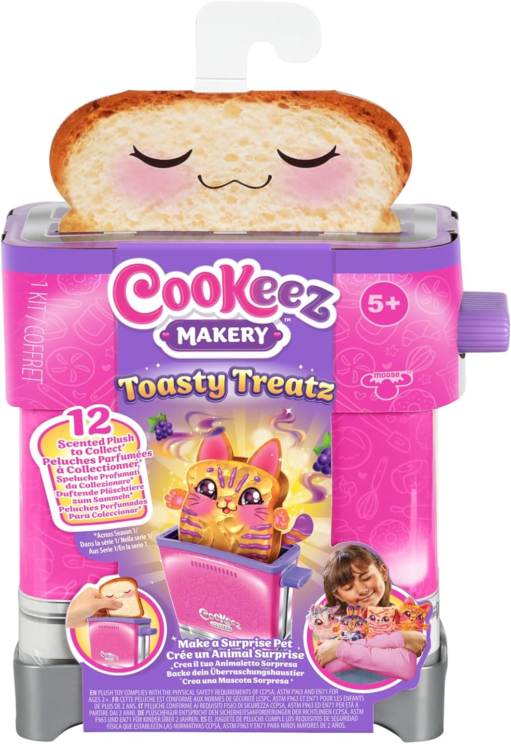 Cookeez Makery Toasty Treatz Toaster With Scented Plush