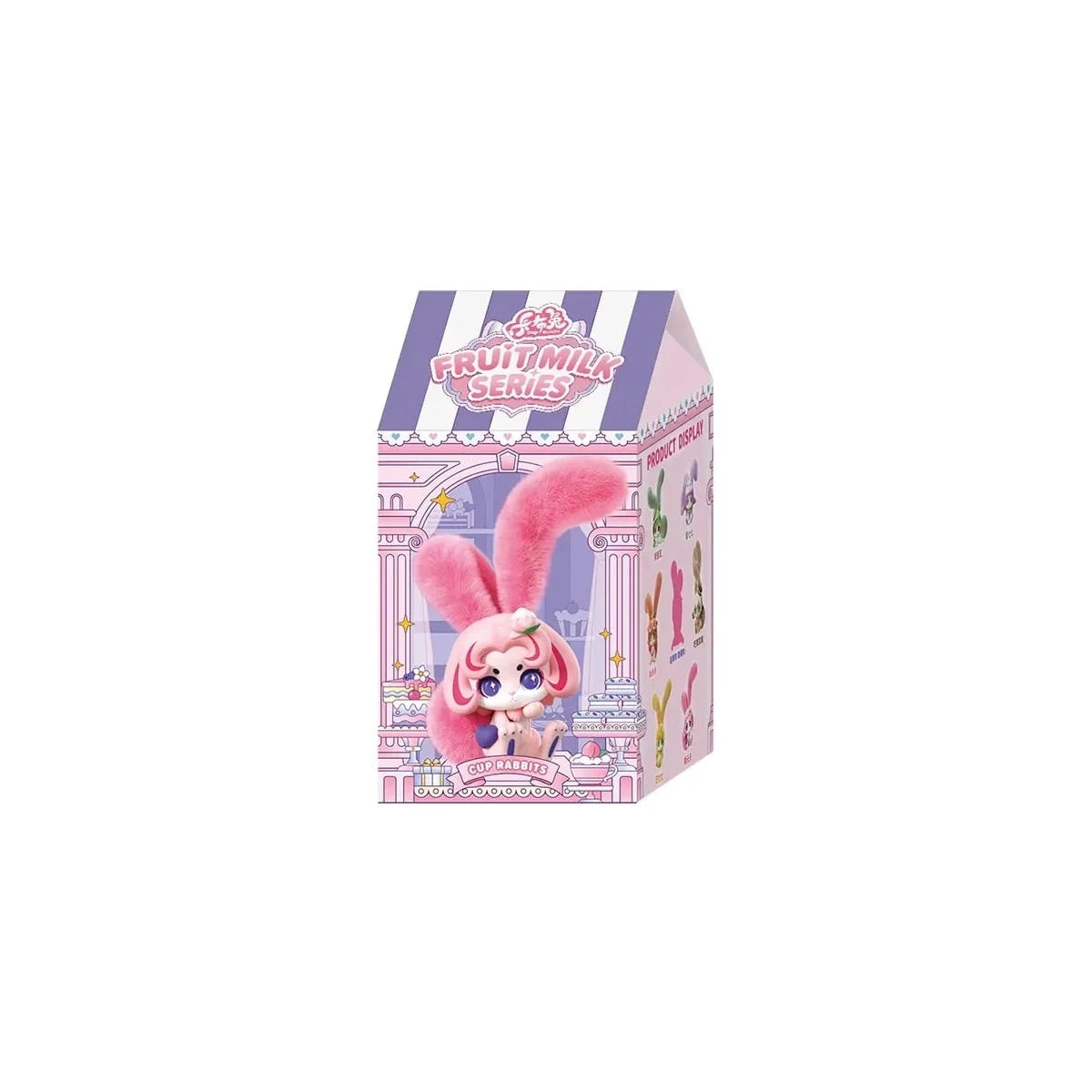 Cup Rabbits Fruit Milk Series Plush Assorted