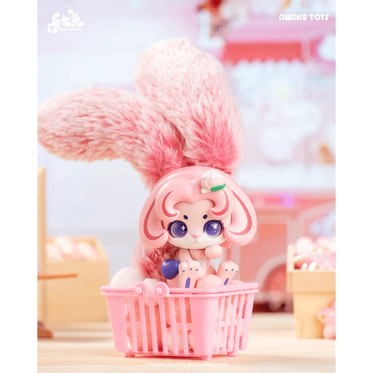 Cup Rabbits Fruit Milk Series Plush Assorted