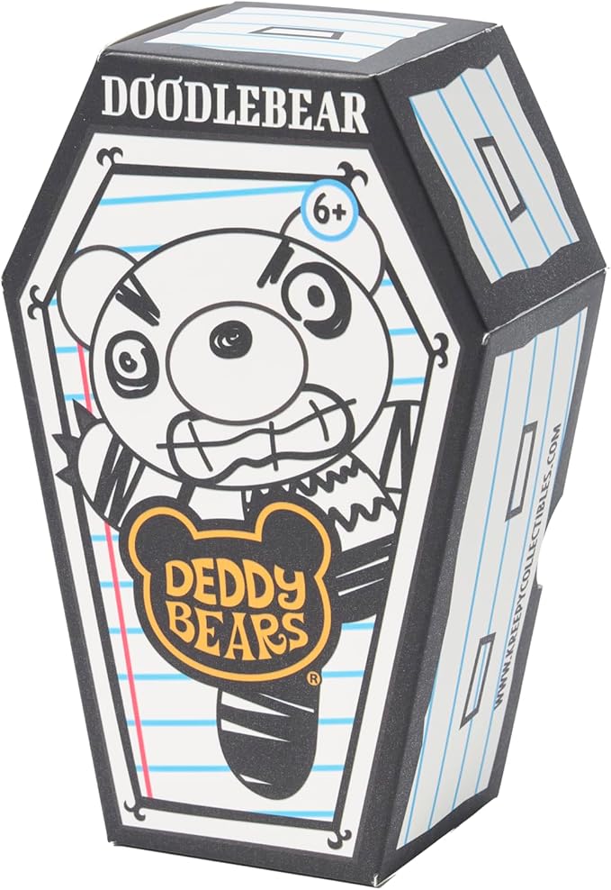 Deddy Bears Doodlebear in Coffin 5 Inch