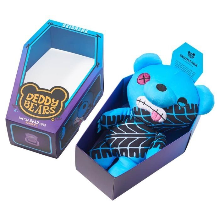 Deddy Bears Series 3 Skidmark In Coffin 12 Inch