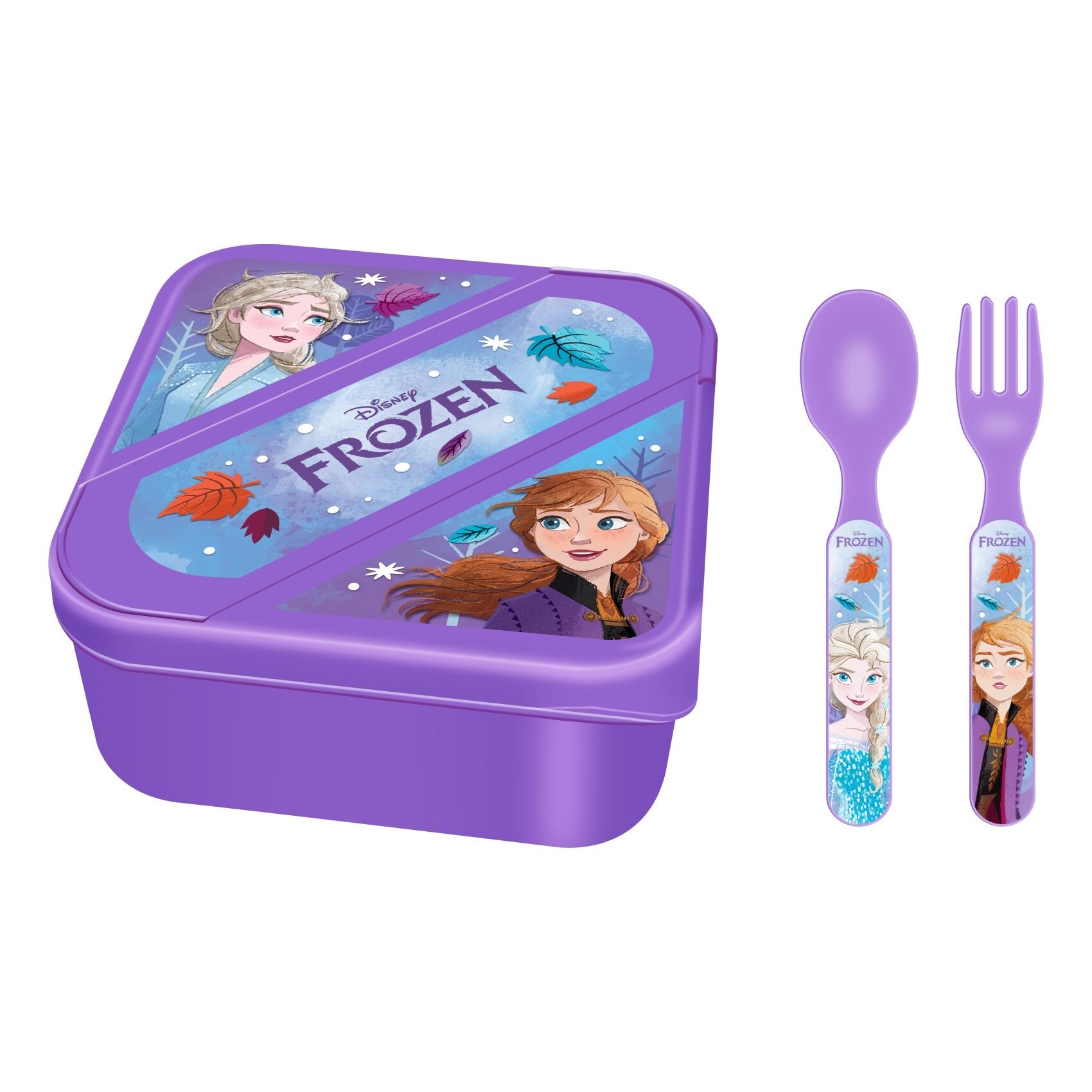 Disney Frozen Lunch Box with Cutlery