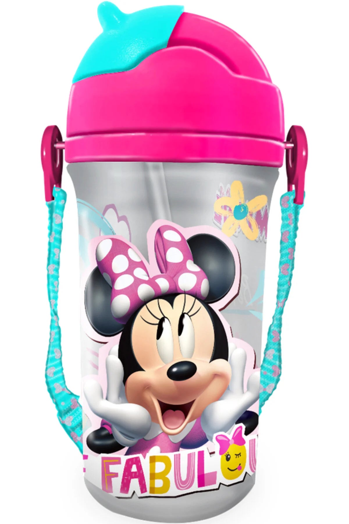 Disney Minnie Mouse Water Bottle with special Strap 400ml