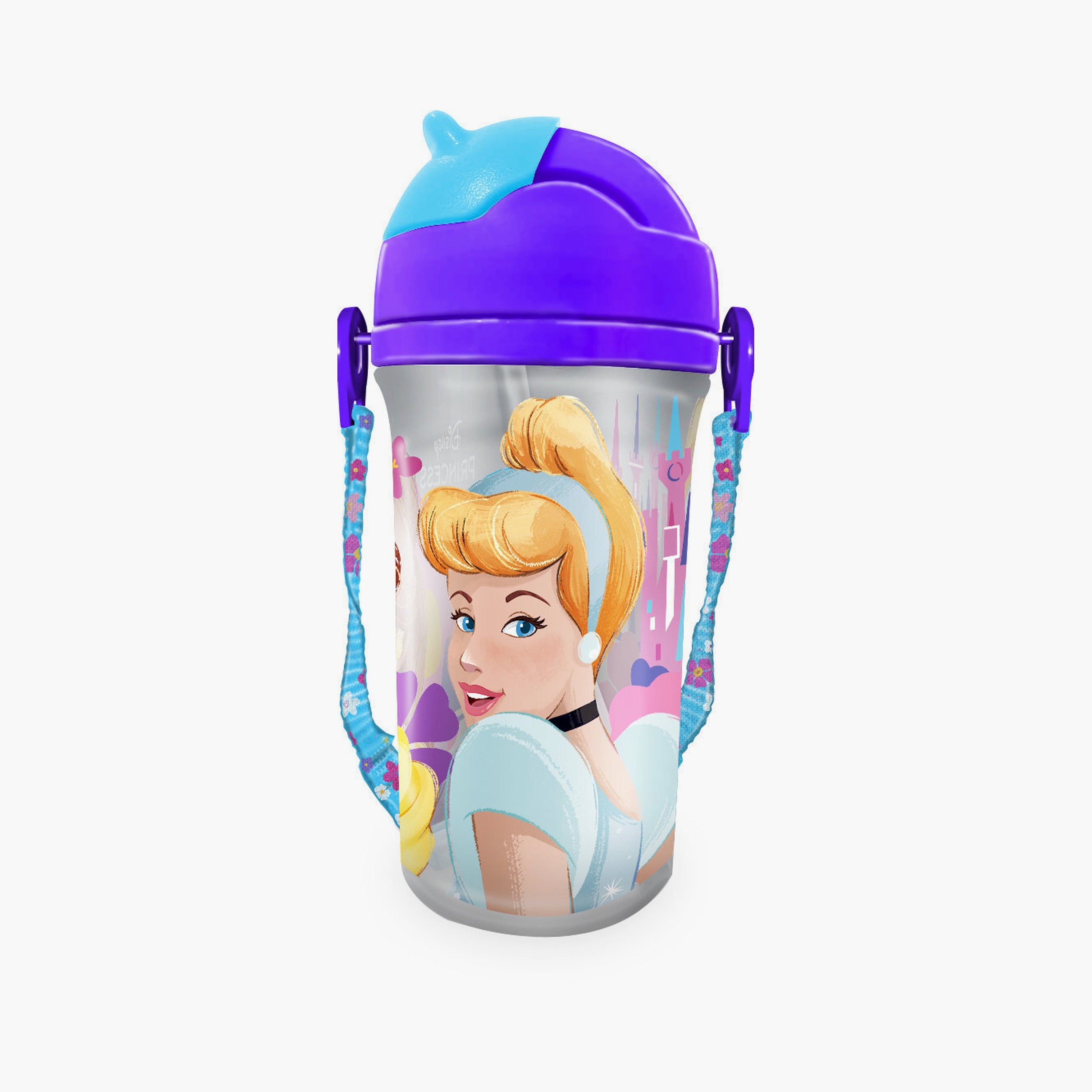 Disney Princess Water Bottle with special Strap 400ml