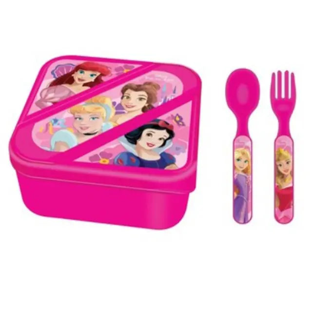 Disney Princess Lunch Box with Cutlery