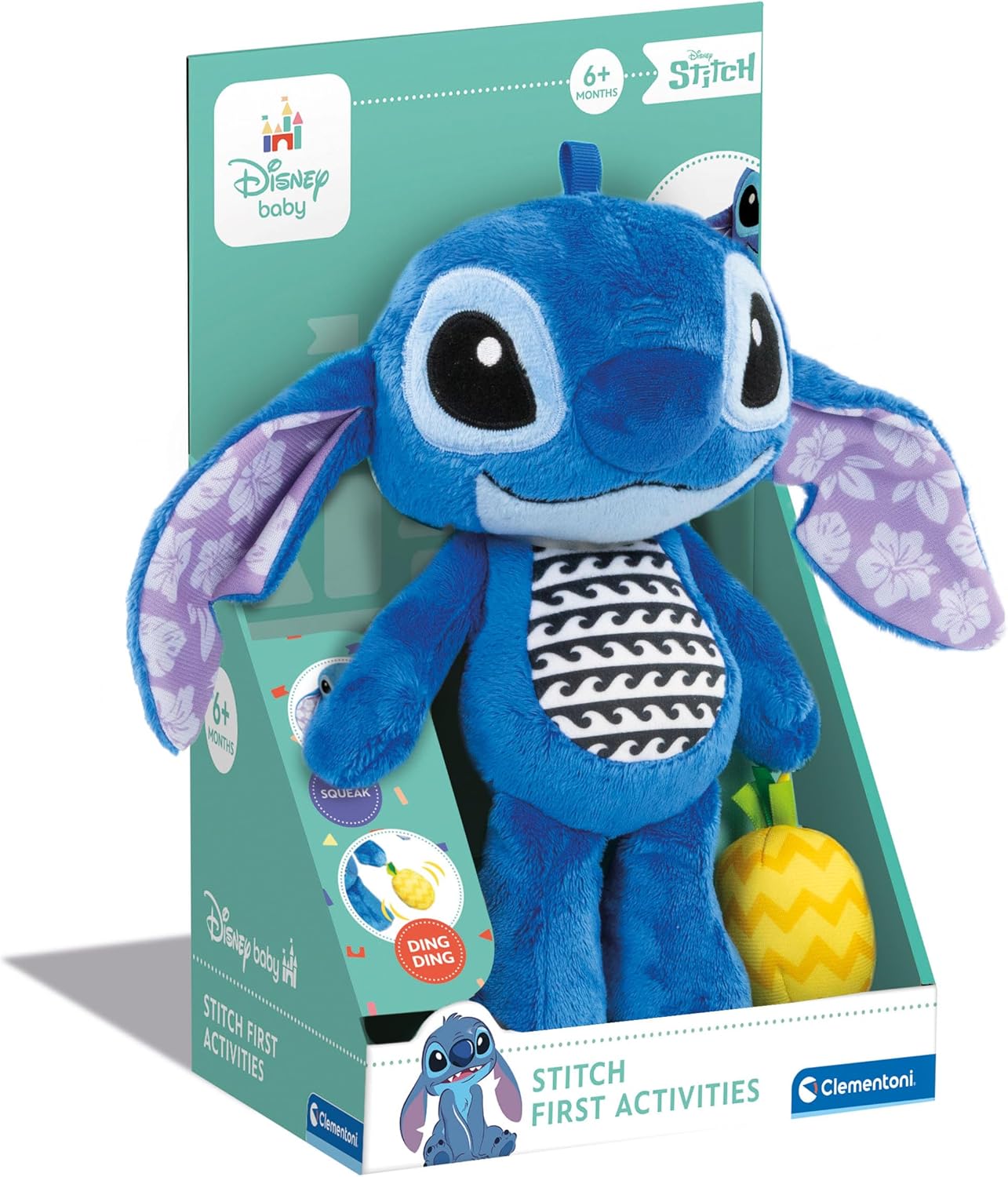Disney Stitch Lilo Baby Infant Stitch First Plush