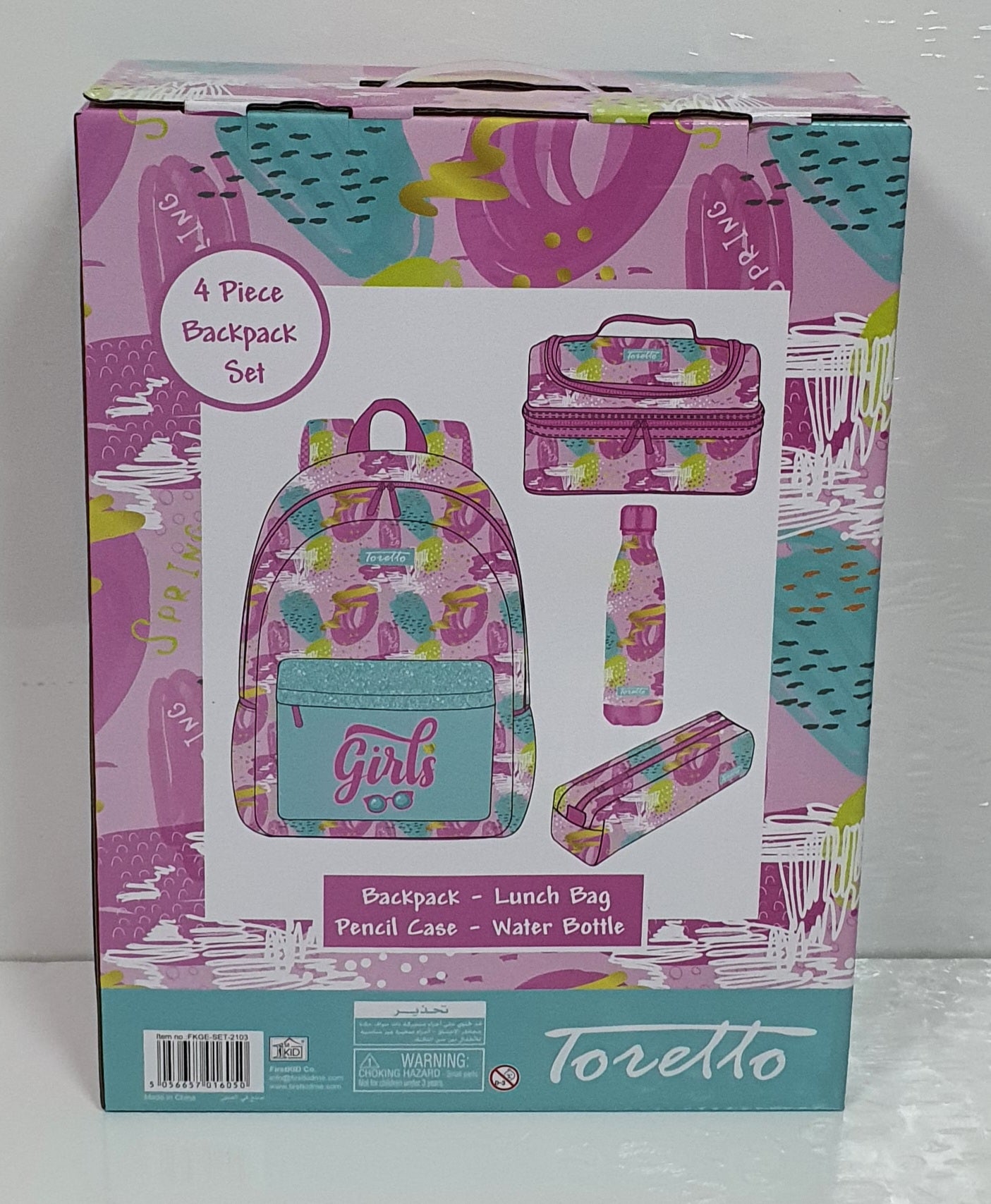 Toretto 4 Pcs Backpack Set M2103