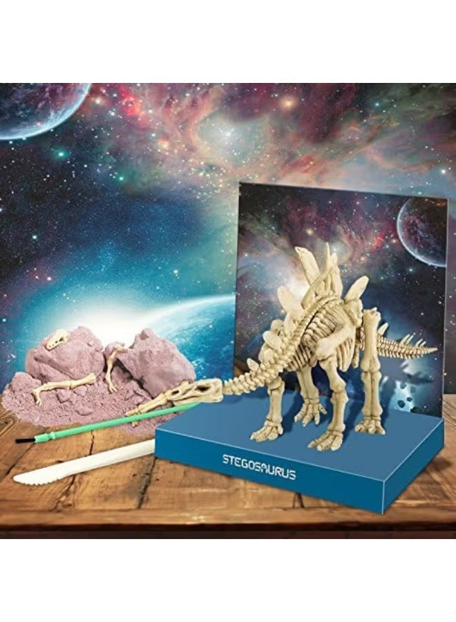 4M KidzLabs Stegosaurus Skeleton Excavation Kit