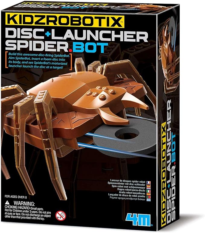 4M KidzRobotix Disc Launcher SpiderBot