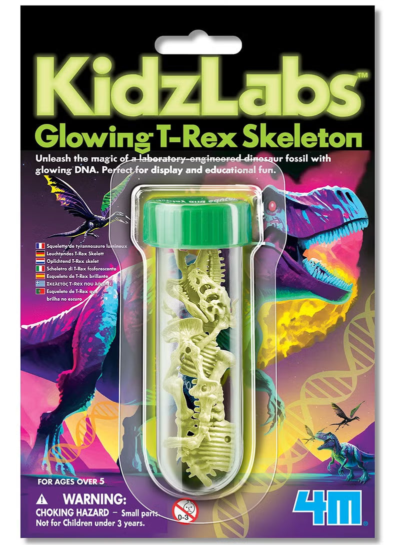 4M KidzLabs Glow T-Rex Skeleton