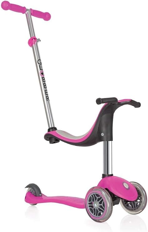 Globber EVO 4 in 1 Plus Scooter-Neon Pink