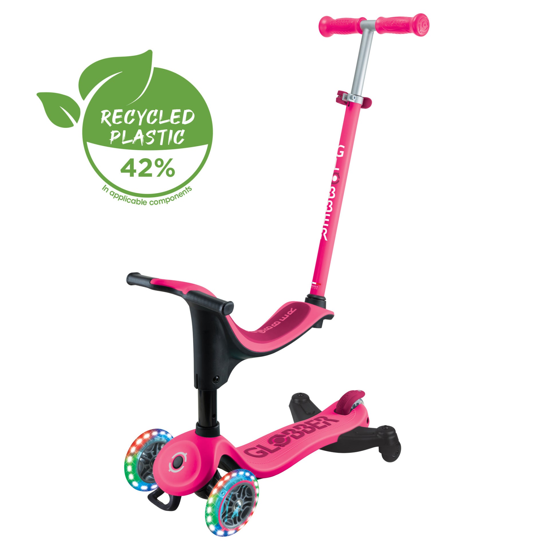 Globber Go Up Sporty Lights 360 Scooter