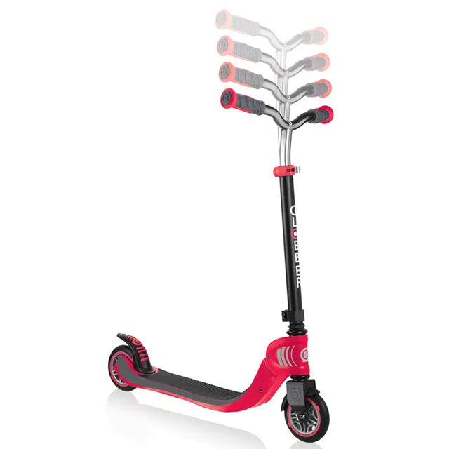 Globber Flow Foldable Scooter 125-Red and Black