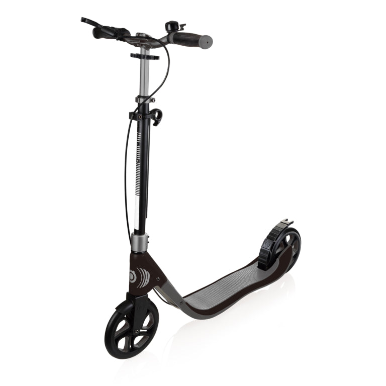 Globber One NL 205 Deluxe Scooter - Titanium/Charcoal Grey