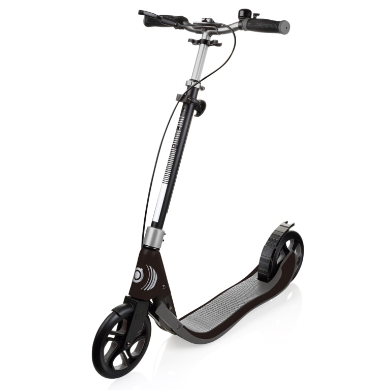 Globber One NL 205 Deluxe Scooter - Titanium/Charcoal Grey