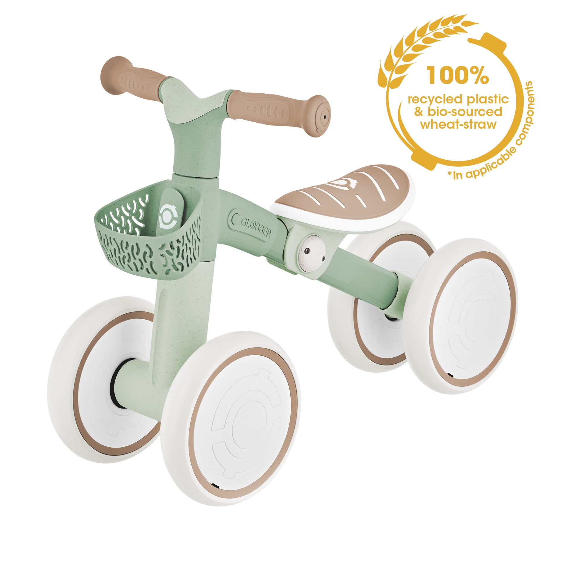 Globber Ecologic Learning Trike 2 in 1-Sage
