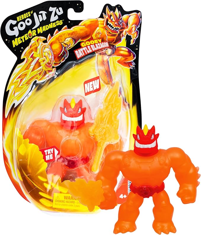 Goo Jit Zu Meteor Madness Heroes Stretchable Battle Blazagon