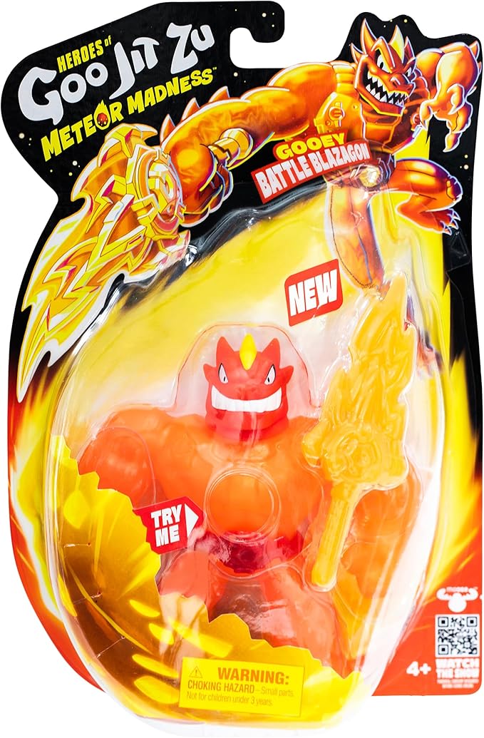 Goo Jit Zu Meteor Madness Heroes Stretchable Battle Blazagon