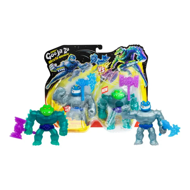 Goo Jit Zu Meteor Madness Versus Pack Tyro Versus Rock Jaw