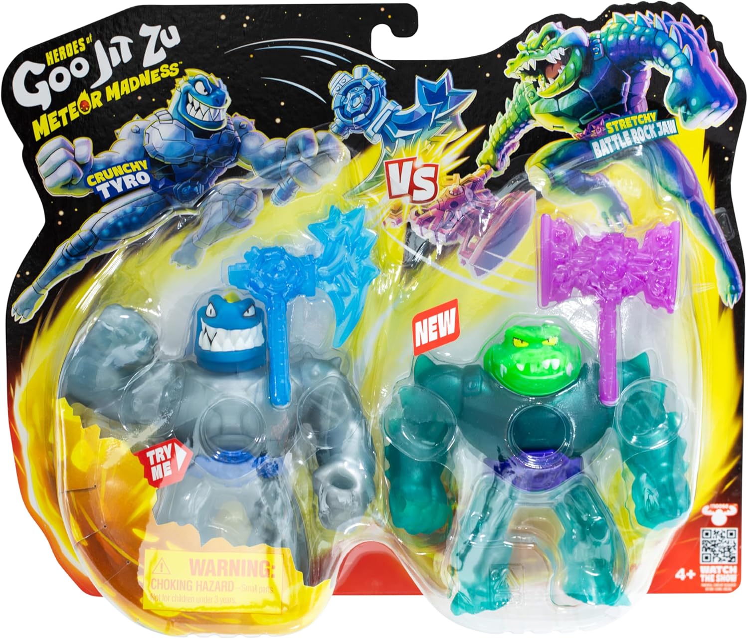 Goo Jit Zu Meteor Madness Versus Pack Tyro Versus Rock Jaw