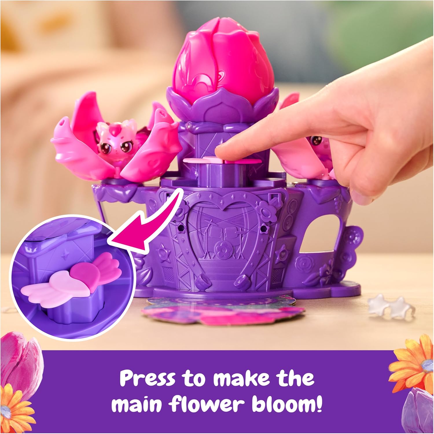 Hatchimals Flower Fest Collectibles Pack with 3 Surprise Blind Box Characters