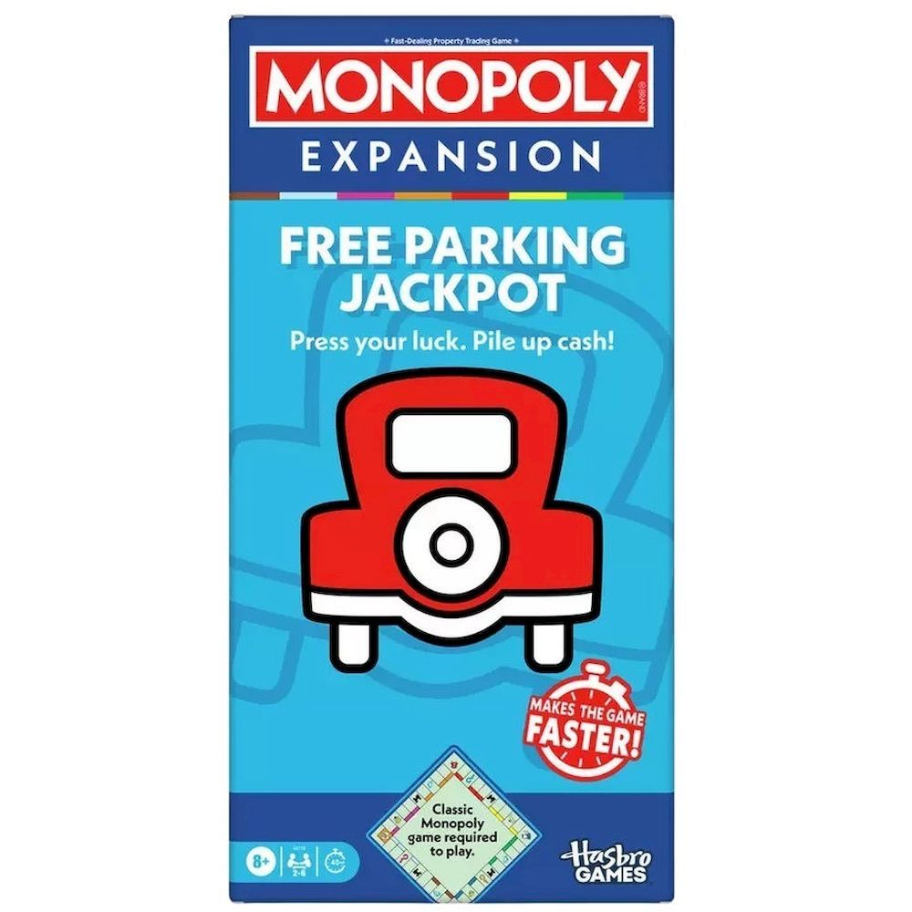Hasbro Gaming Monopoly Free Parking Jackpot
