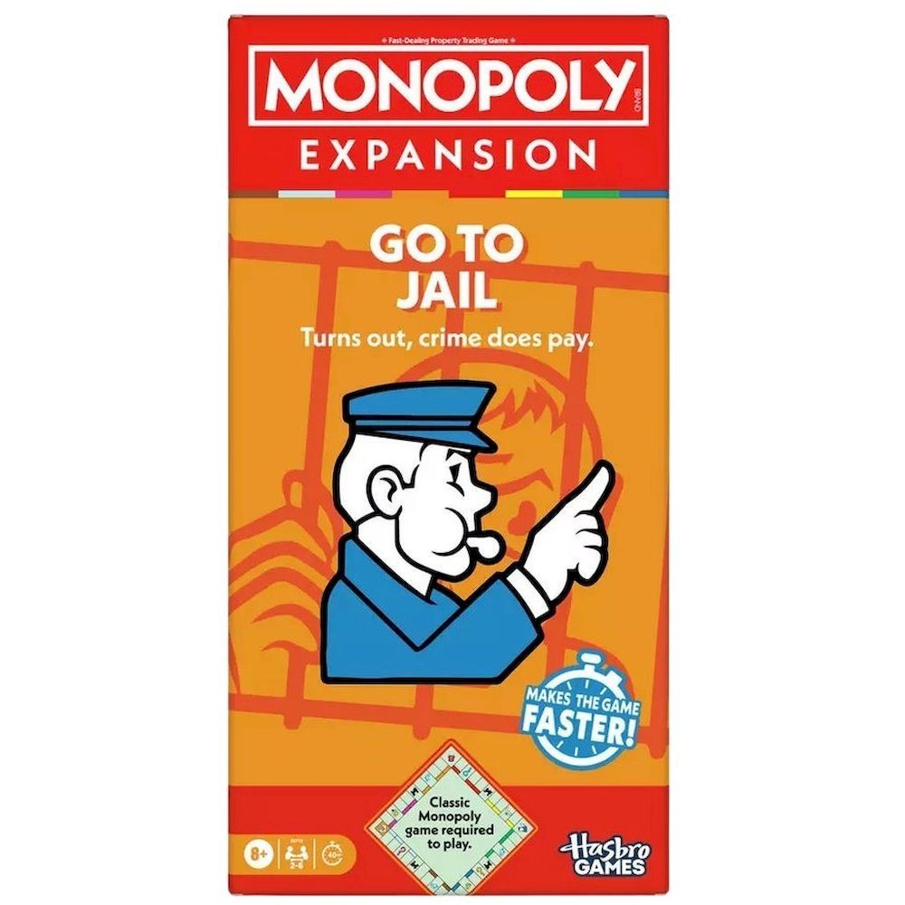 Hasbro Gaming Monopoly Go To Jail