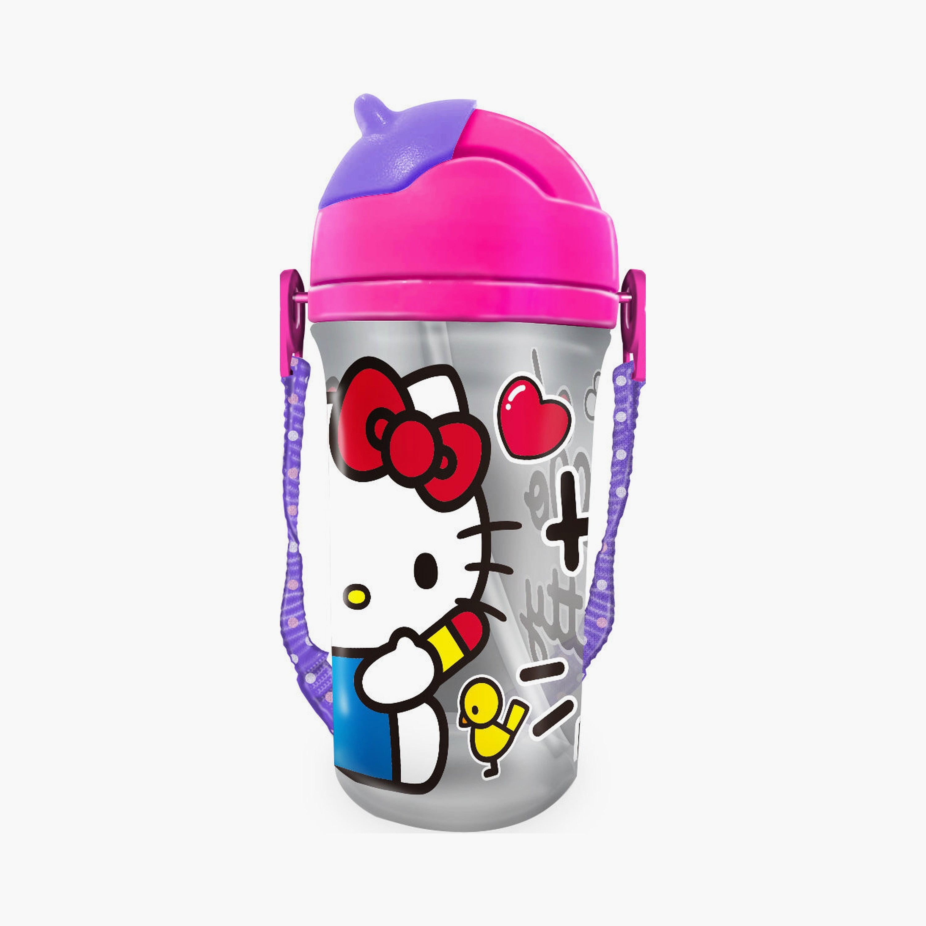 Hello Kitty Water Bottle with special Strap 400ml