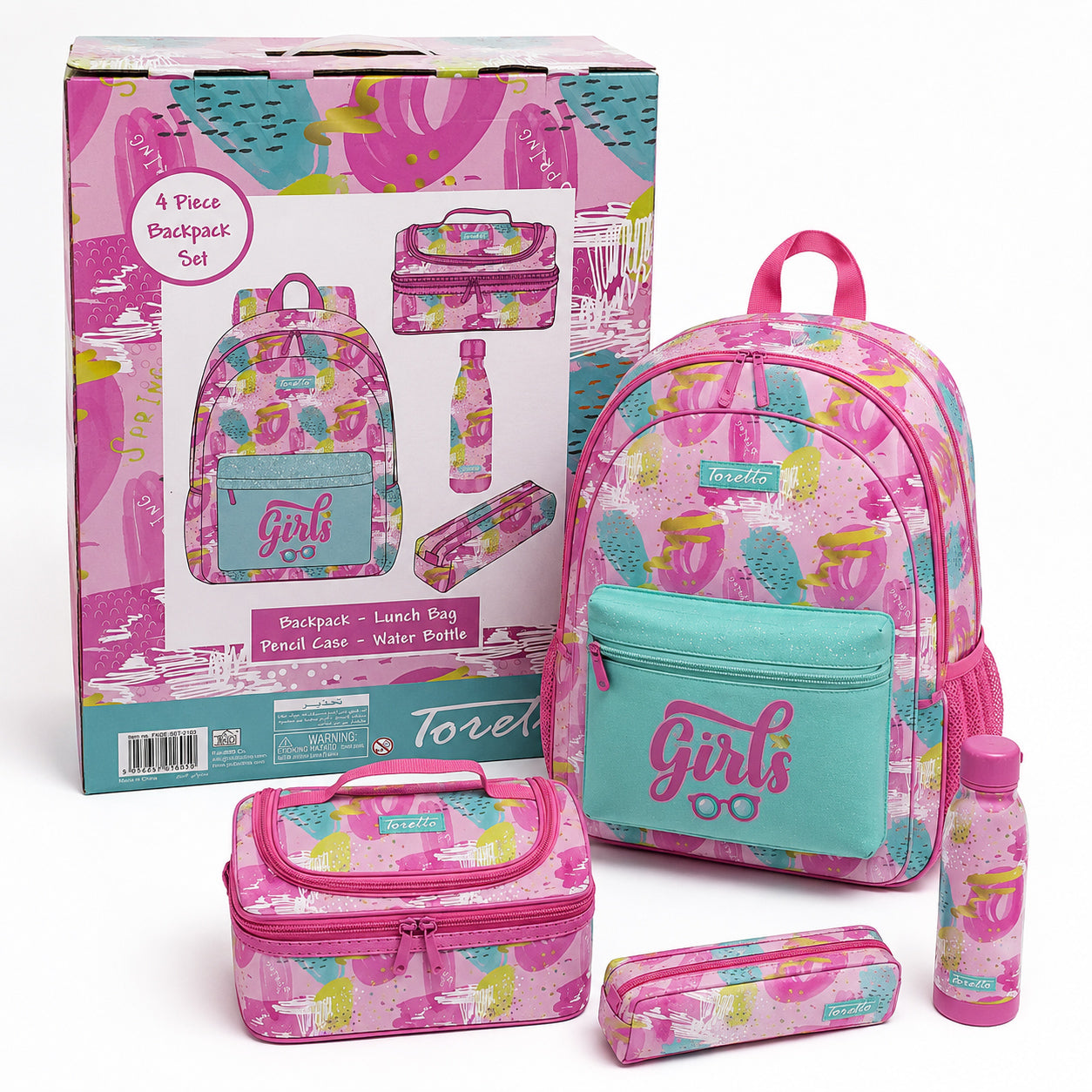 Toretto 4 Pcs Backpack Set M2103